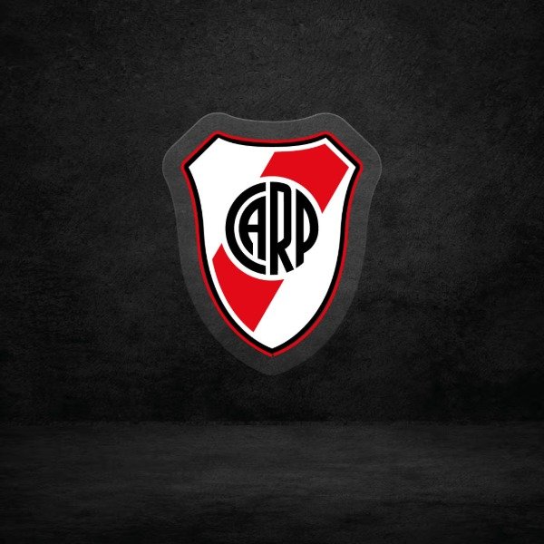Producto - Escudo River con vinilo - 30x25