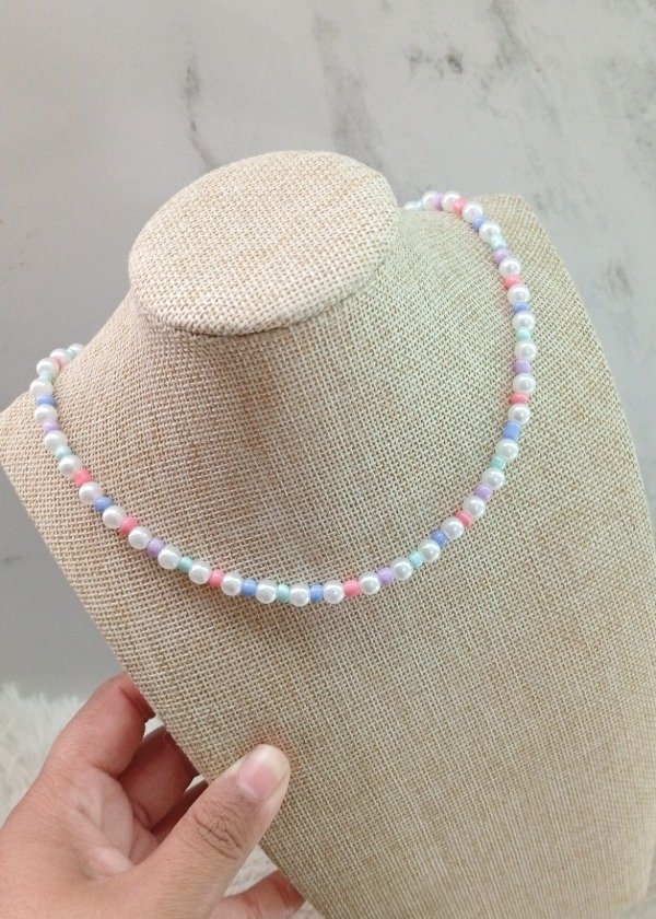 Producto - Collar perlas pastel