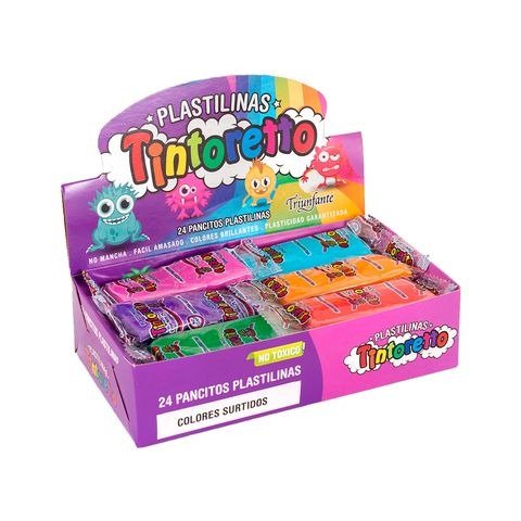 Producto - PLASTILINA X UNIDAD 25 GR TINTORETTO COLORES SURTIDO
