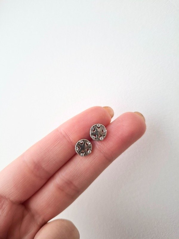Producto - Aros Estrella con Strass