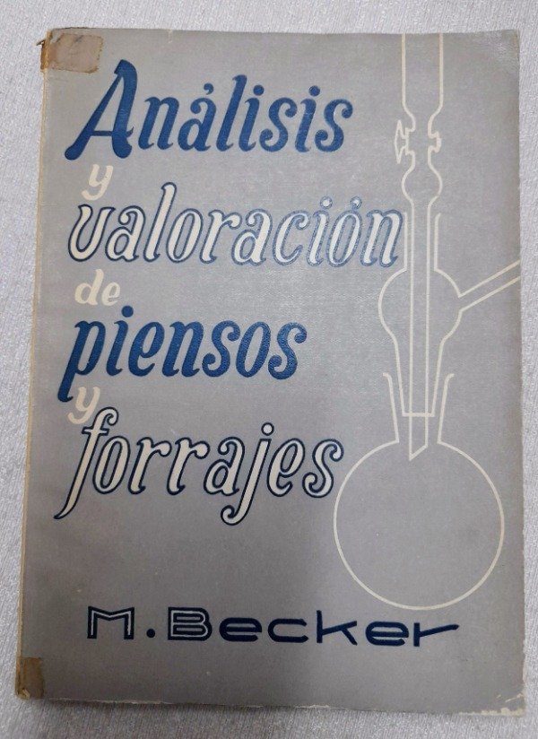 Producto - Análisis Y Valoración De Piensos - Max Becker - Acribia
