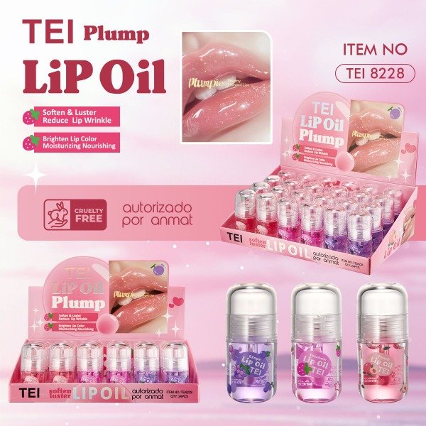 Producto - Caja x24 Lip oil frutal TEI