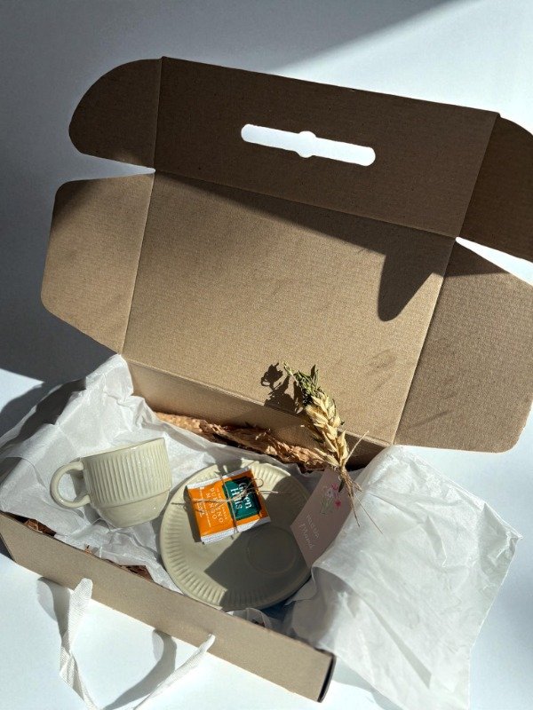 Producto - Kit de Taza  + Plato en ceramica