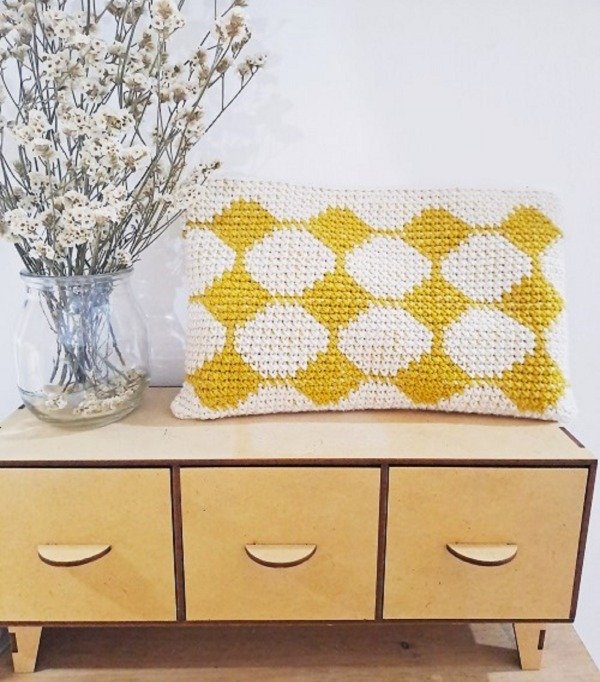 Producto - GUÍA DE TEJIDO "HEXAGON" (TAPESTRY CROCHET)