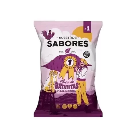 Producto - BATATITAS NUESTROS SABORES 80G