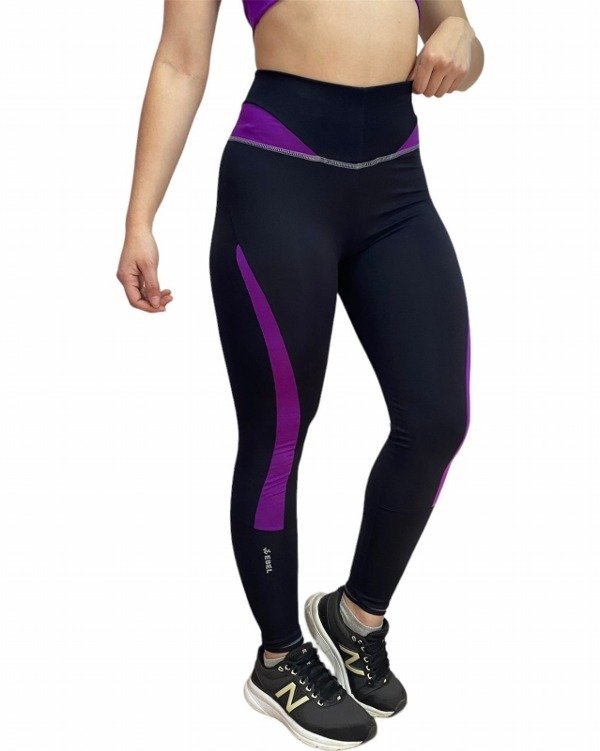 Producto - CALZA EBEL LYCRA COMBINADA C/VIOLETA