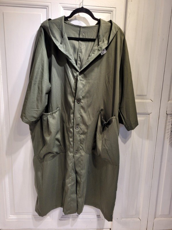 Producto - Piloto verde militar con capucha Talle Único- PRECIO: 64X