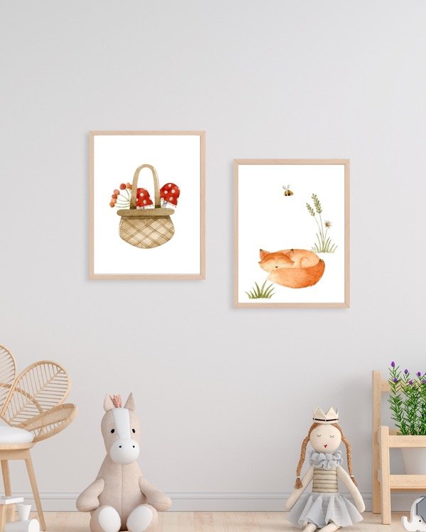 Producto - Cuadros Animales del bosque 2