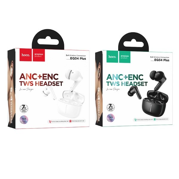 Producto - HOCO - Auricular Bluetooth EQ34 Plus ANC (App) - 0