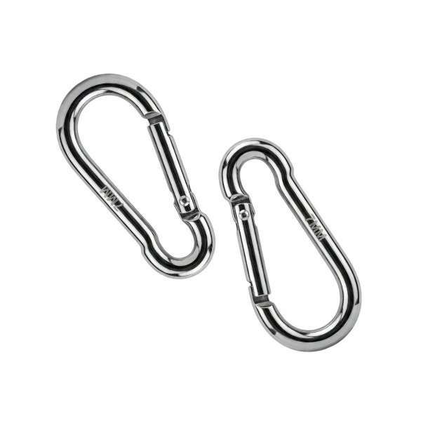 Producto - 11745    MOSQUETON TIPO PERA GALVANIZADO  9x