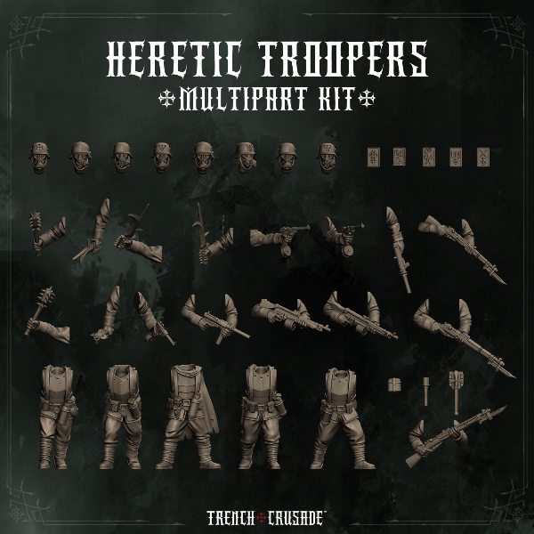 Producto - Kit de 5 Heretic Troopers con partes multiples - 1