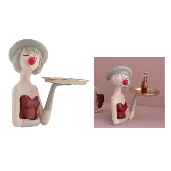 Producto - Escultura Decorativa con Bandeja para Llaves y Joyas
