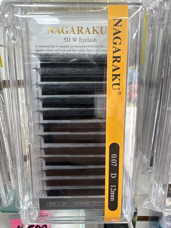 Producto - Pestañas NAGARAKU tecnológicas 5D W 0.07D 12mm