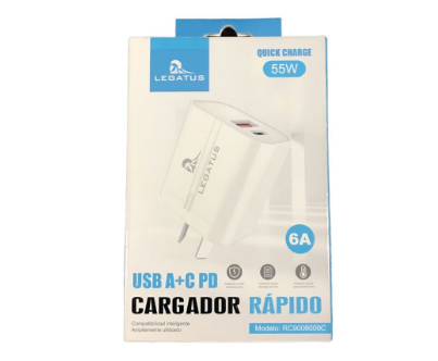 Producto - Cargador TIPO C 55W 6A