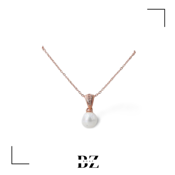 Producto - CADENA ACERO ROSADO CON DIJE X PCS - 2055-1