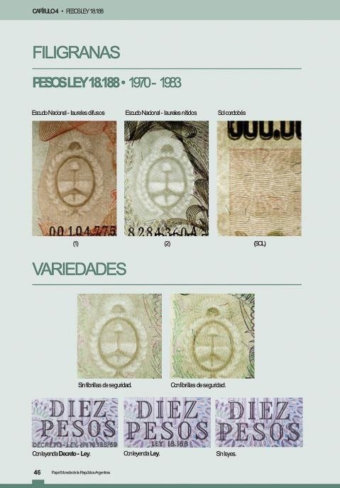 Producto - PAPEL MONEDA DE LA REPÚBLICA ARGENTINA 1908-2023. Mariano Cohen - 4