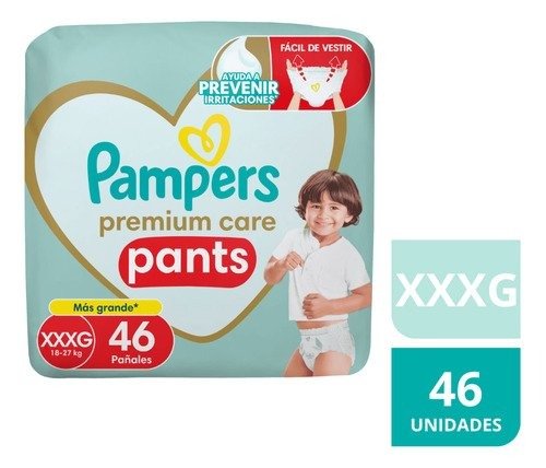 Producto - PAMPERS PANTS PREMIUM XXXG X46