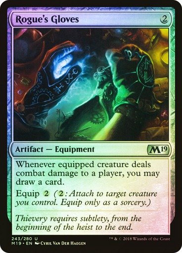 Producto - Rogue's Gloves Foil  Core Set 2019