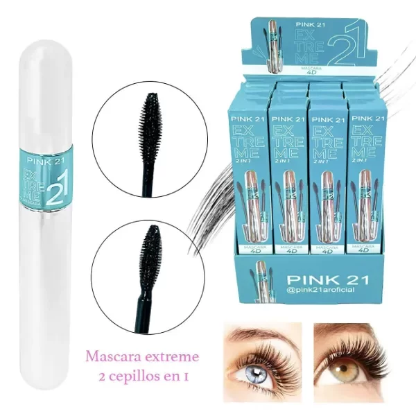 Producto - Máscara de pestañas 4D 2 in 1 PINK 21