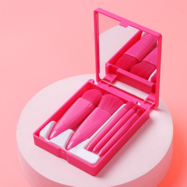 Producto - Set x5 brochas con estuche y espejo