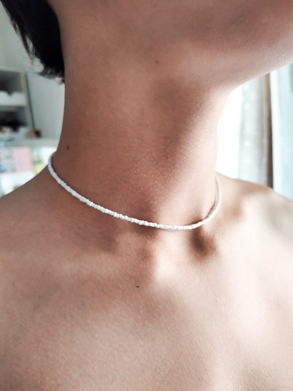 Producto - Choker Blanco