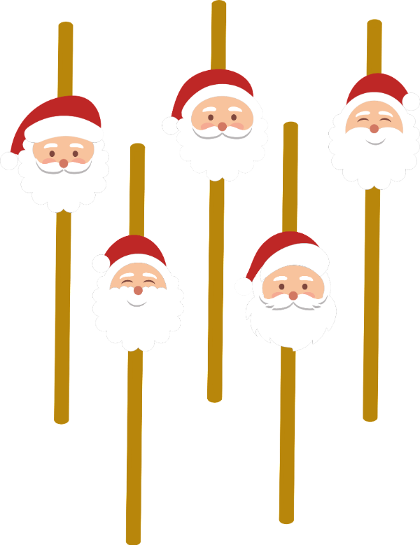 Producto - SORBETE FORMA PAPA NOEL X 10