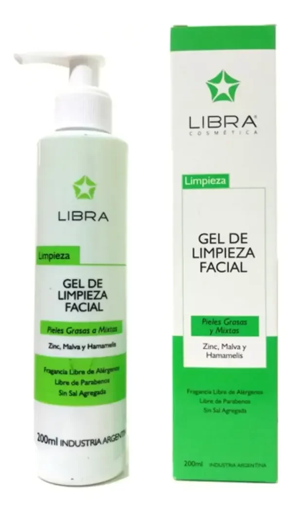 Producto - LIBRA Gel De Limpieza Facial Piel Grasa O Mixta 200 Ml Libra