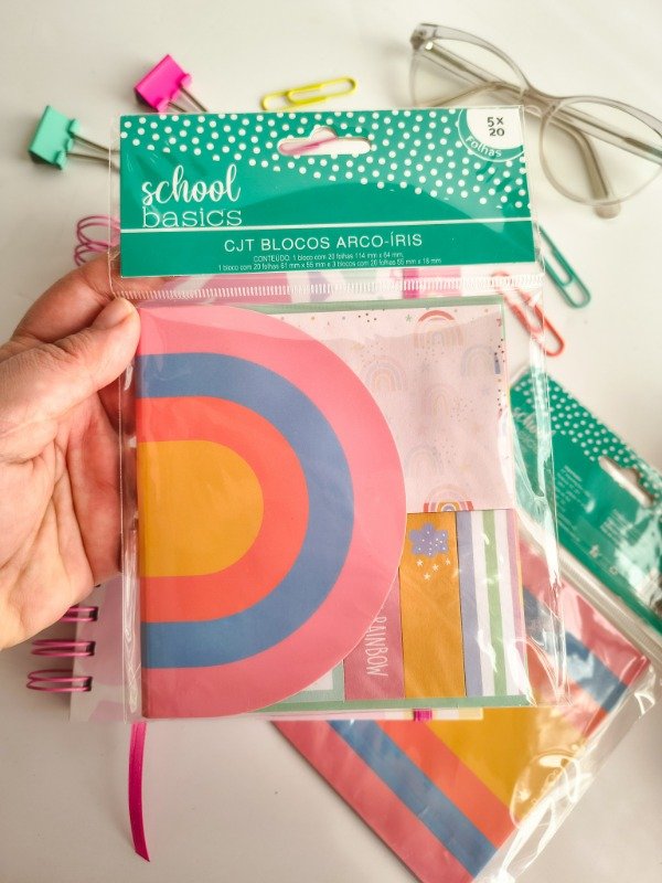 Producto - Set de notas adhesivas - Arcoiris - 2