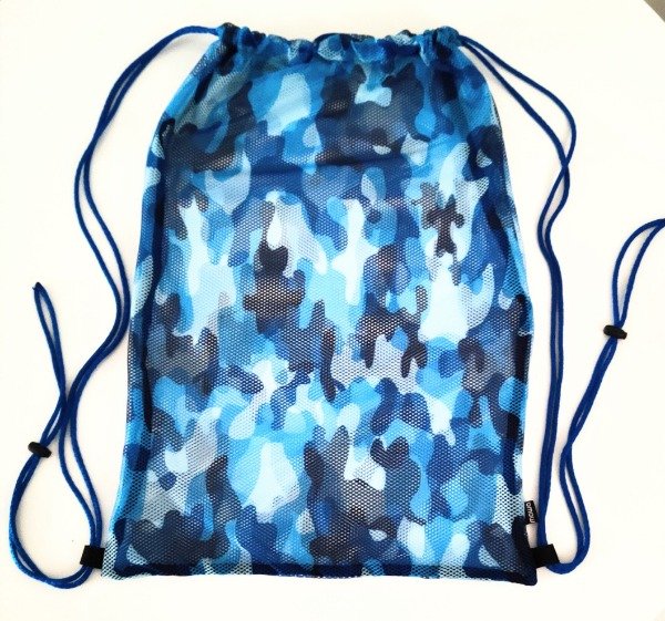 Producto - MOCHILA DE RED CAMUFLADA AZUL