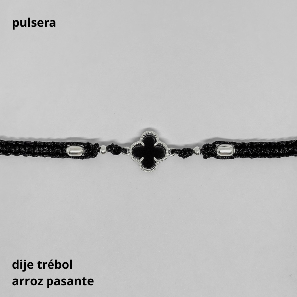 Producto - PUL #FP - Pulsera trebol y arroz 3x5 2 (DÓLAR)