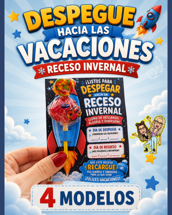 Producto - SOUVENIR. DESPEGUE HACIA LAS VACACIONES. RECESO INVERNAL