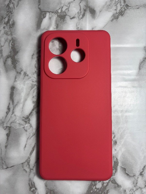 Producto - Silicona lisa roja Redmi Note 14 pro 5G