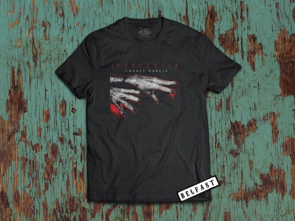 REMERA CHARLY GARCIA MANOS INFLUENCIA