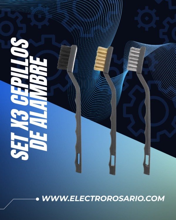 Producto - SET X3 CEPILLOS DE ALAMBRE