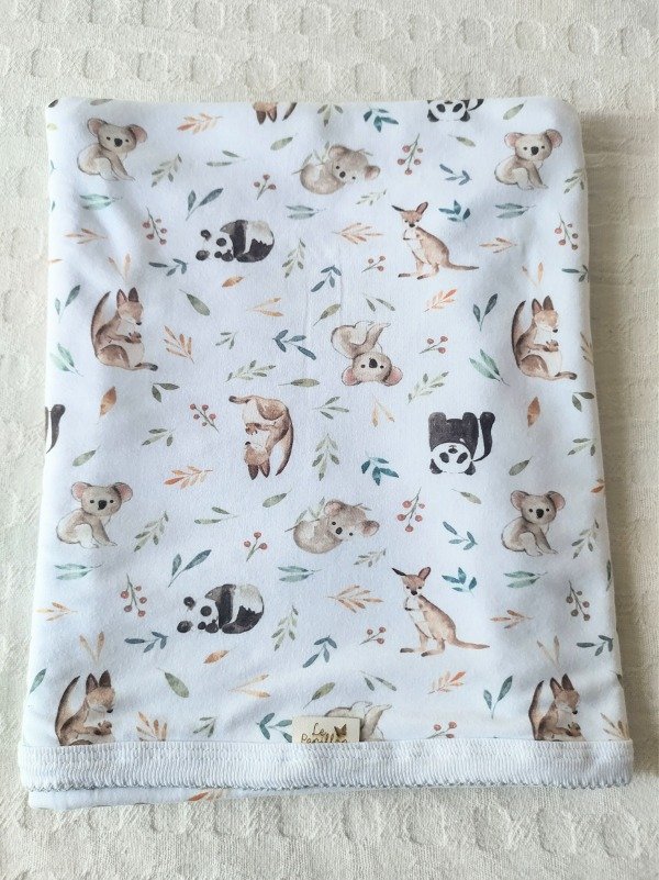 Producto - Manta doble Animalitos en otoño