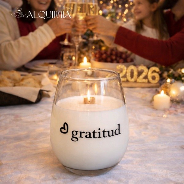 Producto - Vela DESEOS DE AÑO NUEVO