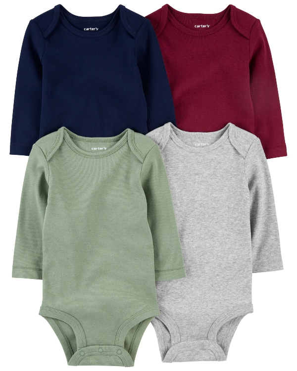 Producto - Pack Carters x 4 Bodys Lisos