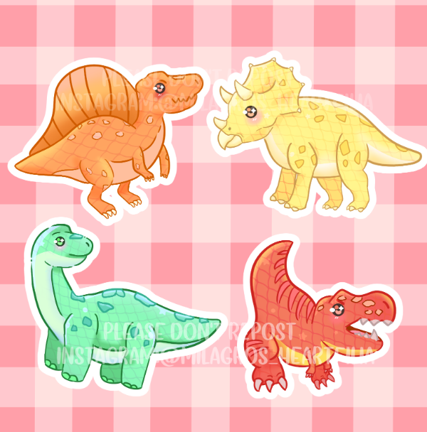 Producto - Sticker - Dinosaurios