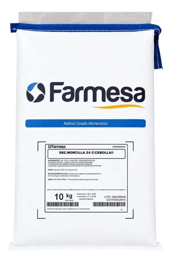 Producto - Sabor Morcilla Farmesa X 10kg Z-4 Con Cebolla - 0