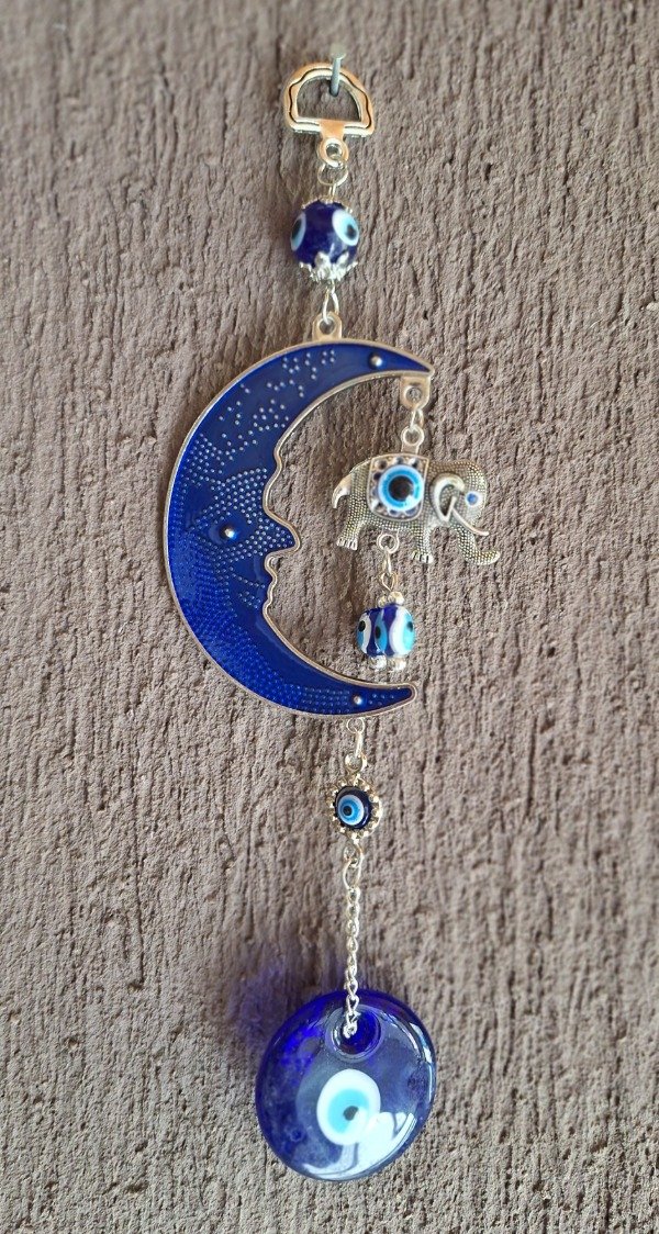 Producto - Colgante protector "Luna-ojo turco"