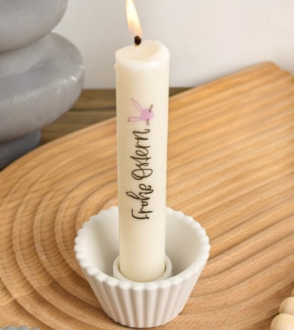 Producto - Molde Portavela circular con rayas