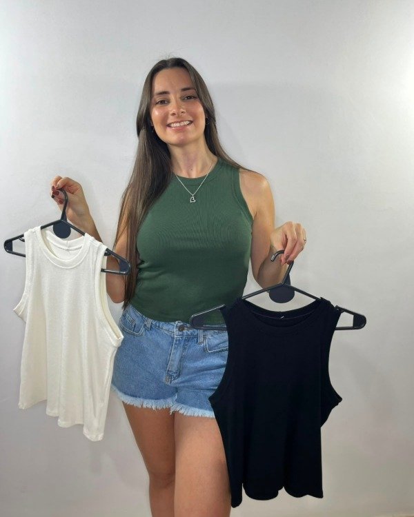 Producto - MUSCULOSA DE ALGODÓN CON LYCRA