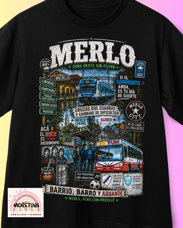 Producto - Remera de tu barrio o localidad - Zona Oeste parte 2