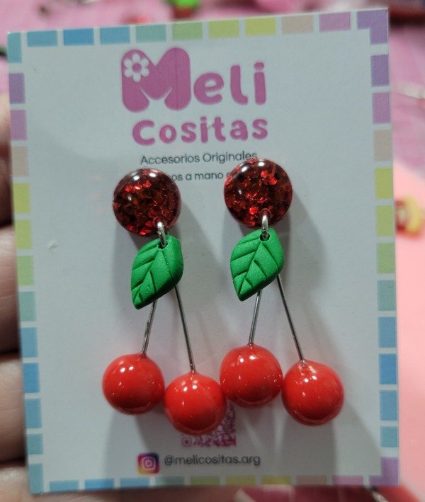 Producto - Aritos cerecitas fashion