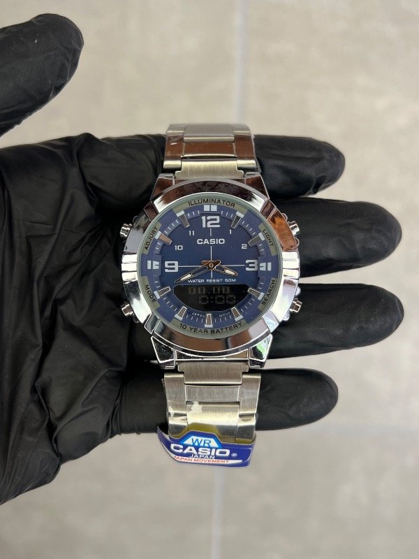 Producto - CASIO 14 PLATA AZUL (premium)