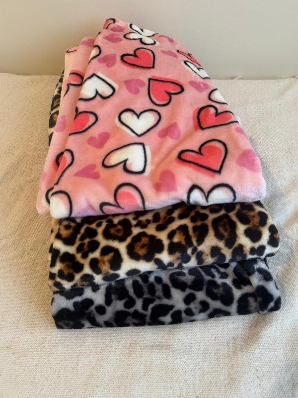 Producto - Pant polar soft Rosa corazones