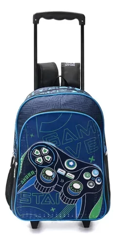 Producto - MOCHILA 16" CON CARRO GAMER ZONE SKORA