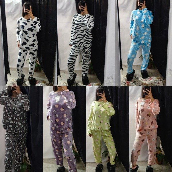 Producto - Liquidación pijamas plush - talle s, m y l