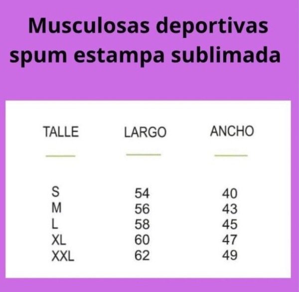Producto - Musculosas deportivas