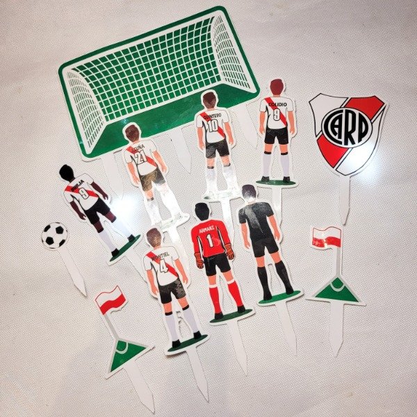 Producto - Set de fútbol RIVER x12 piezas - 1